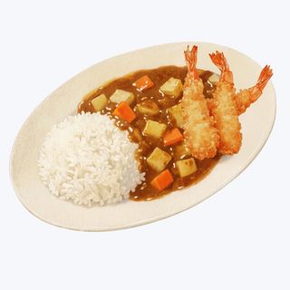 Tempura curry rice