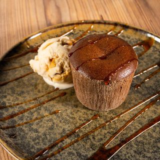 Coulant de xocolata negra