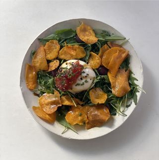 Ensalada Burrata Artesana Y Rúcula Bio