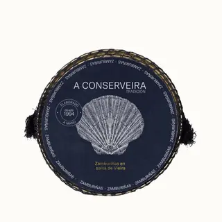 Zamburiñas en Salsa de Vieira A CONSERVEIRA - 110 gr.