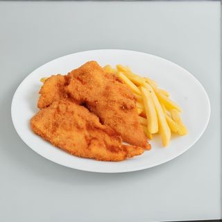 Pohovano belo meso 200g sa prilogom 250g