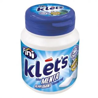 Chicles Sabor Mentas Kléts Fini sin Gluten 100 Gr.