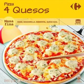 Pizza 4 Quesos Carrefour 340 Gr.