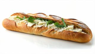 Panino con prosciutto crudo e rucola