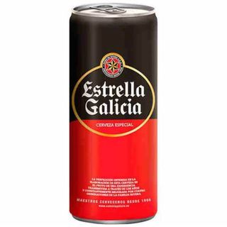 Cerveza Lata Estrella Galicia (33 cl.)