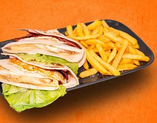 Wrap De Pollo Con Patatas