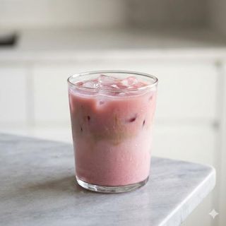 Iced Pink Matcha Latte (250 Ml.)