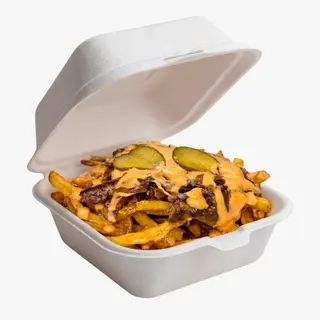 Papas Fritas Con Carne De Res