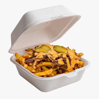 Papas Fritas Con Carne De Res