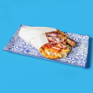 Pita souvlaki di maiale
