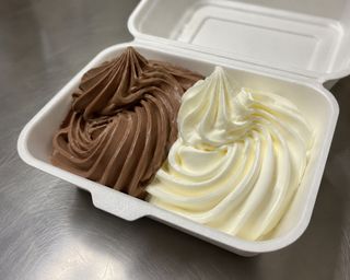 Vaschetta di gelato soft