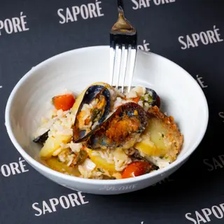 Patate, riso e cozze