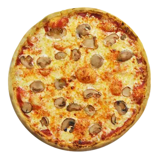 Pizza champiñones 32 cm. x 32 cm.