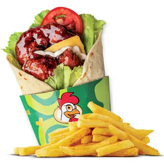 Wrap + Chips - BBQ