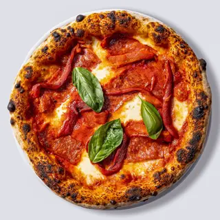 Pizza Piccante com Pimento Assado
