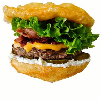 Langos Burger Wołowina 
