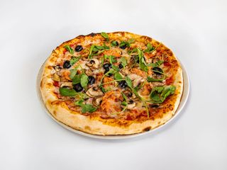 Pizza salmón