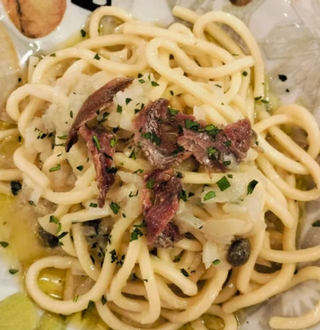 Bigoli in salsa alla veneziana