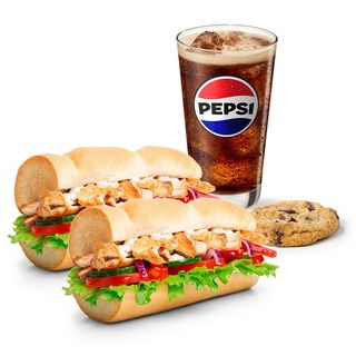 Menú Pollo Asado (30 Cm.)