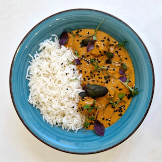 Malai kofta de cochino negro