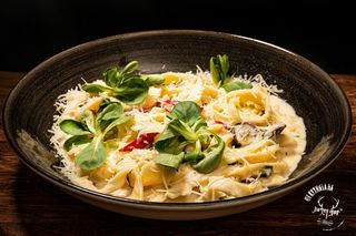 Прясна паста със зеленчуци и горски гъби (350г)