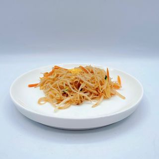 Spaghetti di riso con verdure