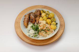 Polędwiczki drobiowe w sosie porowym