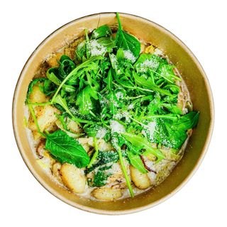 Gnocchi truflowe z boczniakiem