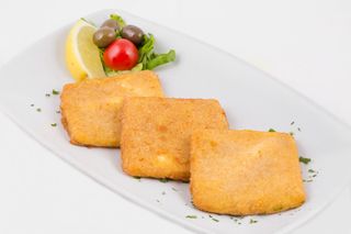 Cheese in breadcrumbs