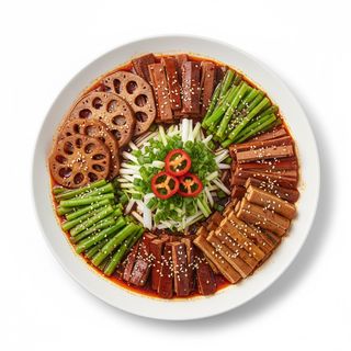 卤味素菜拼盘Surtido de verduras