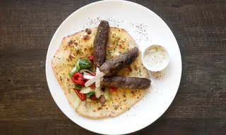 Beef kebab // საქონლის ხორცის ქაბაბი
