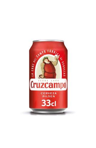 Lata Cerveza Cruzcampo 33cl