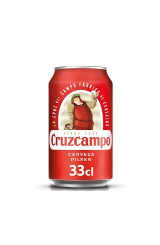 Lata Cerveza Cruzcampo 33cl