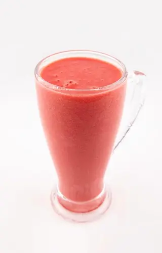 Jus De Fraise au Lait