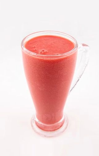 Jus De Fraise au Lait