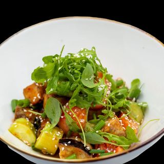 Салата със сусам и патладжан 