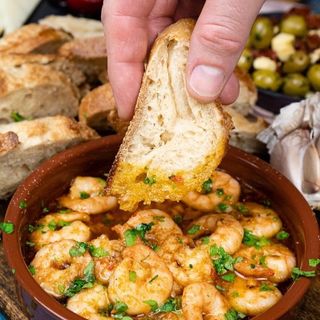 Mkilla gambas pill pill a l’ail