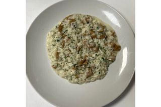 Risotto con radicchio e scamorza