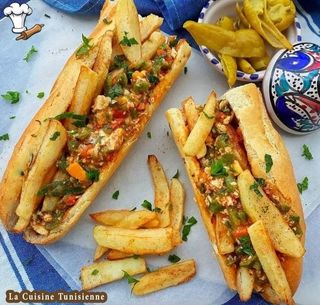 sandwich kafteji+boisson