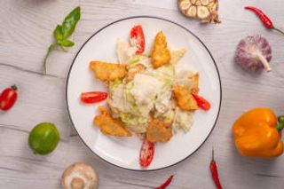 Салат "Цезарь" с семгой (230 гр.)