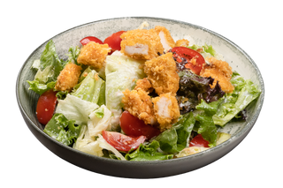 Зелена салата с хрупкаво филе (400г)