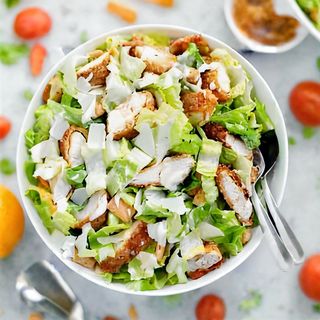 Crispy Chicken Caesar Salad