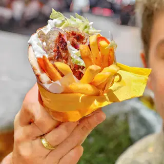 Pita Burger Vegetariano