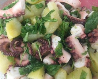 POLIPO PATATE E RUCOLA