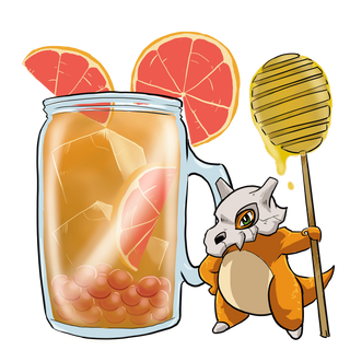 T8-Cubone-honey grapefruit tea