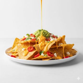 Cheese nachos z (ración)