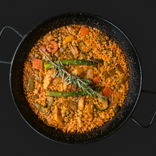 Paella de verduras