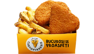 Cartofi cu Mini Șnițele de Pui  Medium