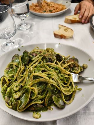 Linguine verde mare