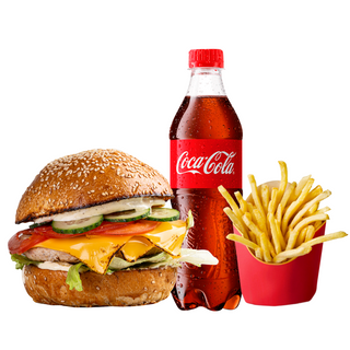 Чікен бургер-меню